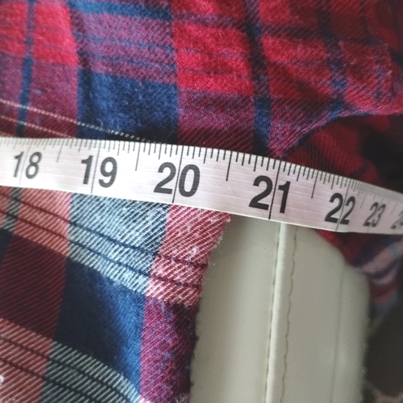 Red, White and Blue Flannel Shirt - Picture 6 of 7